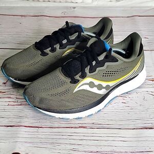 SAUCONY Ride 14 Olive Green - Men's Size 8.5